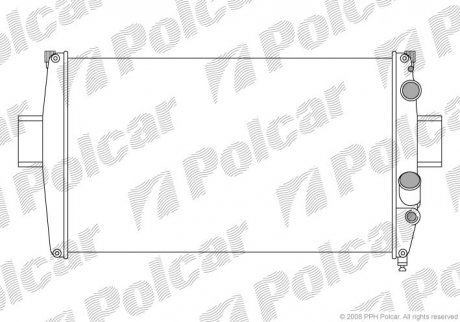 Радиаторы охлаждения POLCAR 305008A5 (фото 1)