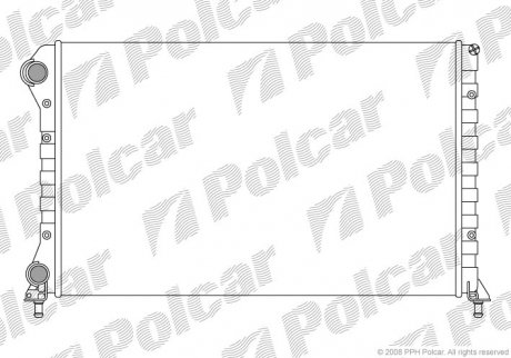 Радіатори охолодження POLCAR 304008A4 (фото 1)