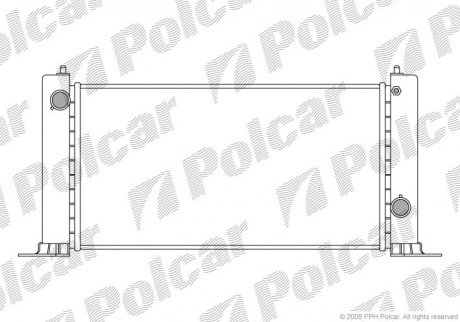 Радиаторы охлаждения POLCAR 303008-1 (фото 1)