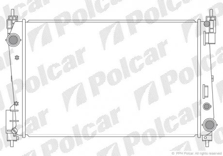 Радіатори охолодження POLCAR 302408-1