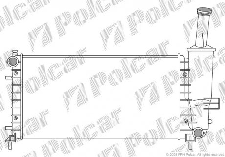 Радиаторы охлаждения POLCAR 3023081X