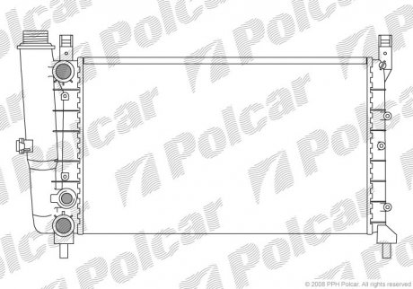 Радиаторы охлаждения POLCAR 301608-2 (фото 1)