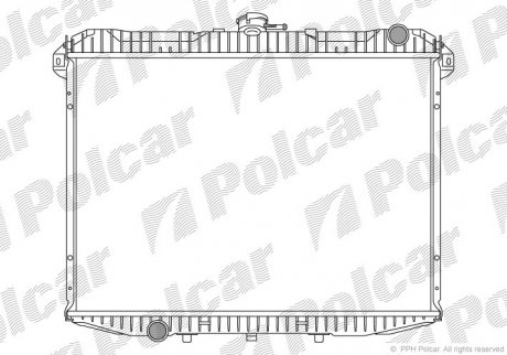 Радиаторы охлаждения POLCAR 277008-2 (фото 1)