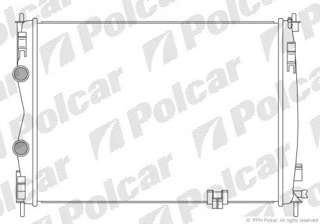 Радіатори охолодження POLCAR 2759083K (фото 1)
