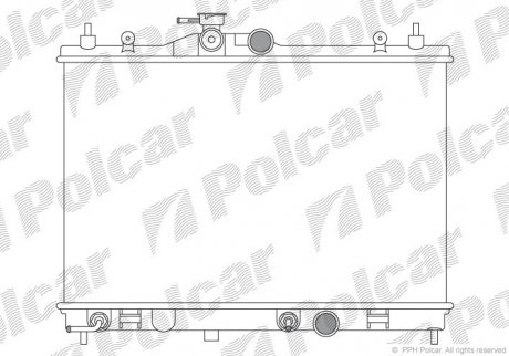 Радіатори охолодження POLCAR 275808-1 (фото 1)