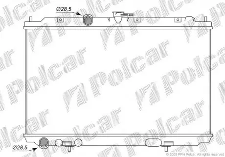 Радиаторы охлаждения POLCAR 2756081K