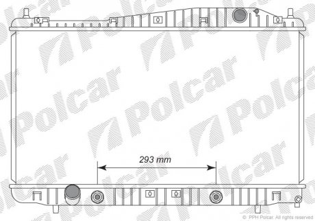 Радіатори охолодження POLCAR 251108-2 (фото 1)