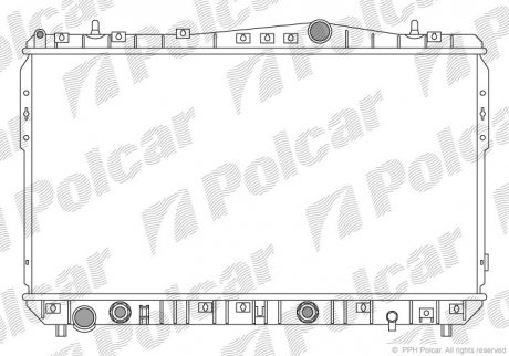 Радіатори охолодження POLCAR 250508-2 (фото 1)