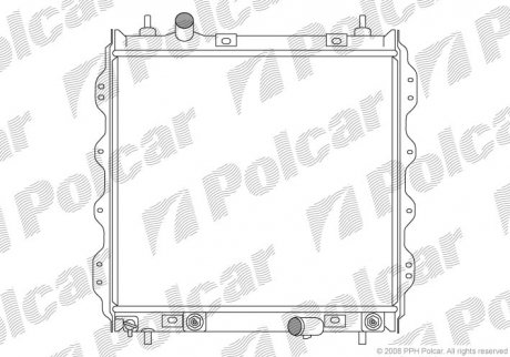 Радиаторы охлаждения POLCAR 245008-1