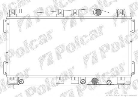 Радіатори охолодження POLCAR 240208-2 (фото 1)