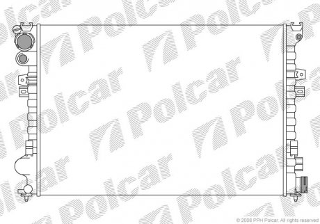 Радіатори охолодження POLCAR 238008-2