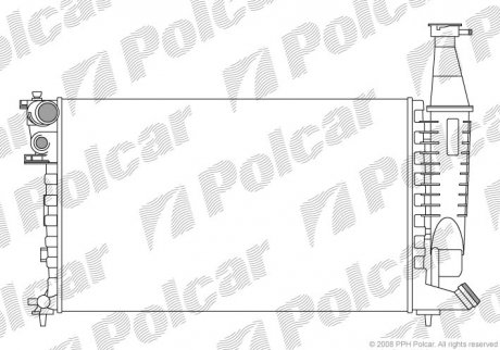 Радіатори охолодження POLCAR 235008-2 (фото 1)