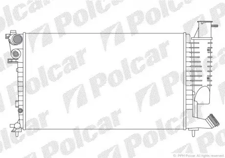 Радіатори охолодження POLCAR 232608A9