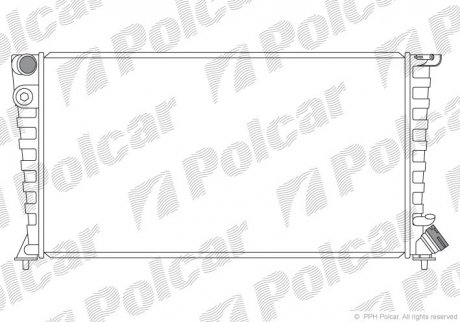 Радіатори охолодження POLCAR 232608-4 (фото 1)