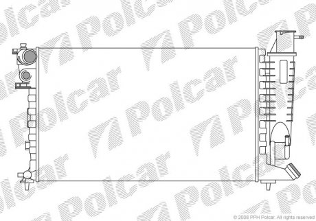 Радіатори охолодження POLCAR 232408-5 (фото 1)