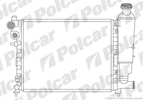 Радиаторы охлаждения POLCAR 230608-5 (фото 1)