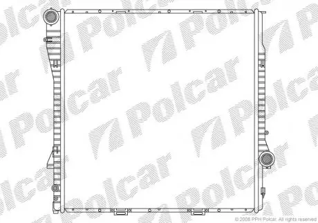 Радиаторы охлаждения POLCAR 205008-3