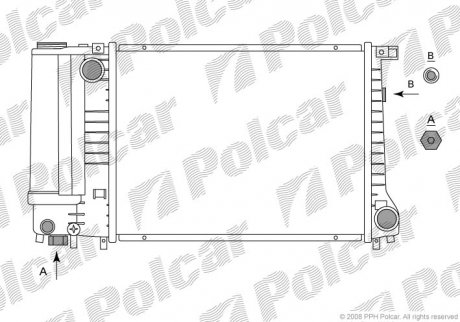 Радиаторы охлаждения POLCAR 200708-1