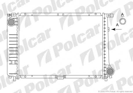 Радиаторы охлаждения POLCAR 200508-8 (фото 1)