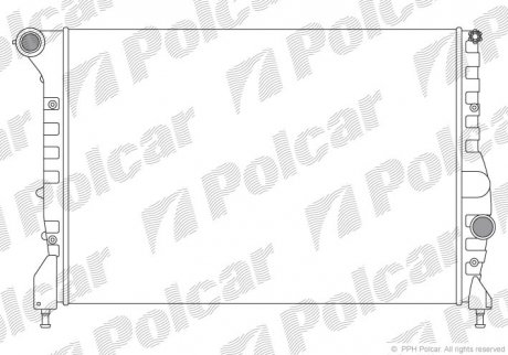 Радиаторы охлаждения POLCAR 140408A2 (фото 1)