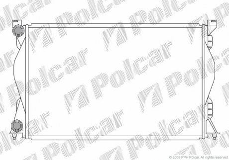 Радіатори охолодження POLCAR 133808-5 (фото 1)