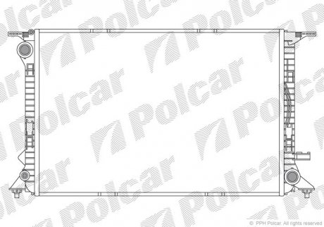 Радіатори охолодження POLCAR 1337081X (фото 1)