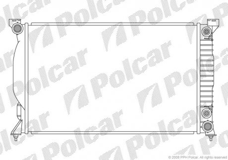 Радіатори охолодження POLCAR 133408-7 (фото 1)