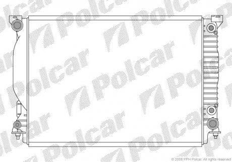 Радіатори охолодження POLCAR 133408-4