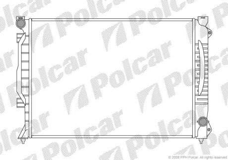 Радіатори охолодження POLCAR 132708-1 (фото 1)