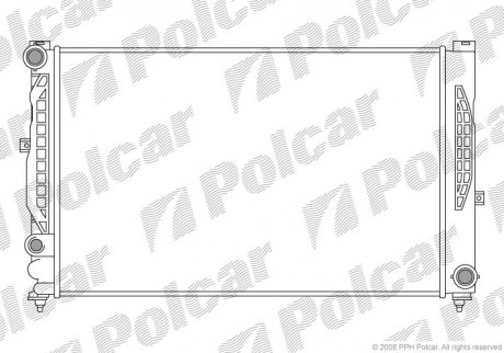 Радіатори охолодження POLCAR 132408A5 (фото 1)