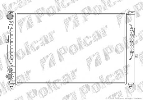 Радіатори охолодження POLCAR 132408A1