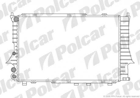 Радиаторы охлаждения POLCAR 131608-1