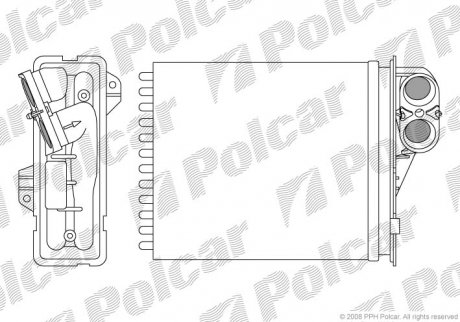 Радіатори обігріву POLCAR 2800N8-1