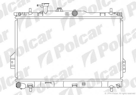 Радіатори охолодження POLCAR 403508 (фото 1)