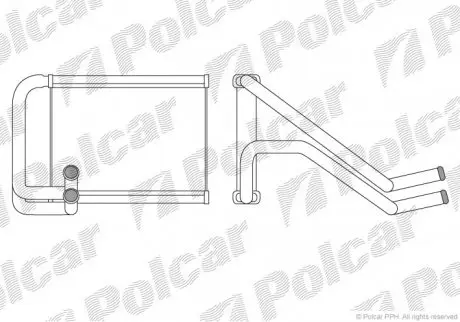 Радиаторы обогрева POLCAR 4028N81X