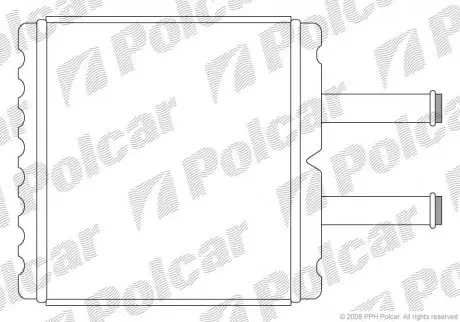 Радиаторы обогрева POLCAR 4105N8A1