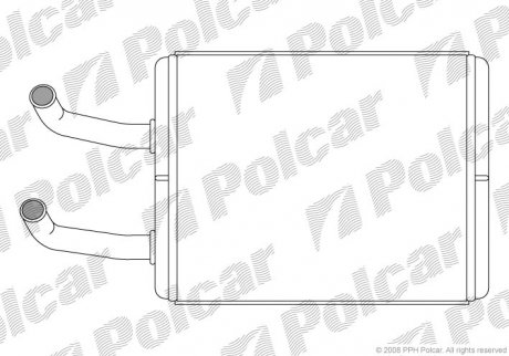 Радіатори обігріву POLCAR 4150N8-1