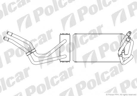 Радиаторы обогрева POLCAR 3247N8-2