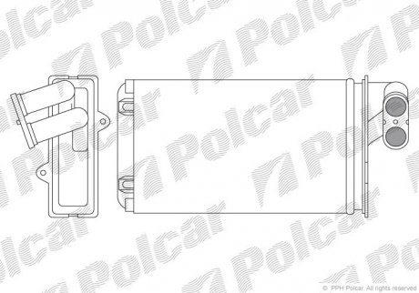 Радіатори обігріву POLCAR 5745N8-2 (фото 1)