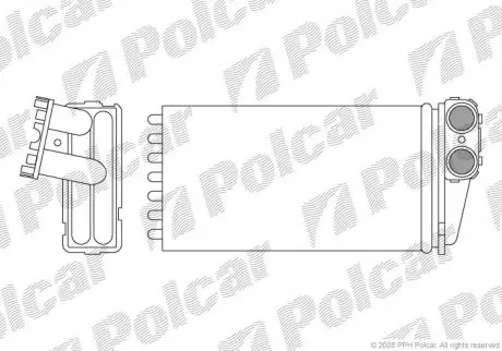 Радиаторы обогрева POLCAR 5710N8-1
