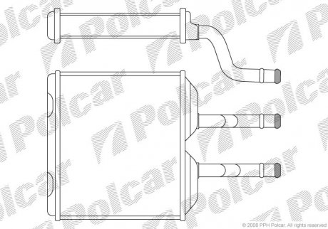 Радіатори обігріву POLCAR 5555N8-1 (фото 1)