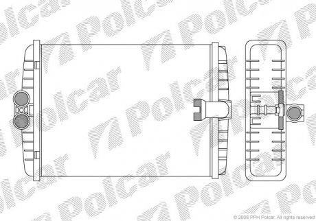 Радиаторы обогрева POLCAR 5015N8-1 (фото 1)