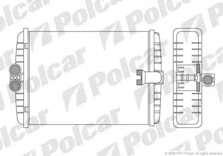 Радиаторы обогрева POLCAR 5015N8-1