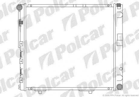 Радиаторы охлаждения POLCAR 501408 (фото 1)