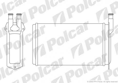 Радиаторы обогрева POLCAR 4401N8-1 (фото 1)