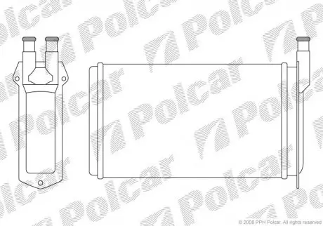 Радіатори обігріву POLCAR 4401N8-1