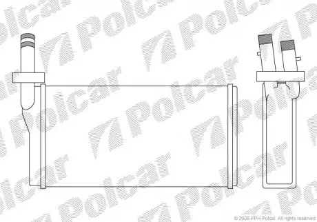Радиаторы обогрева POLCAR 4207N8-1
