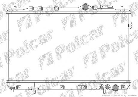 Радіатори охолодження POLCAR 401008 (фото 1)