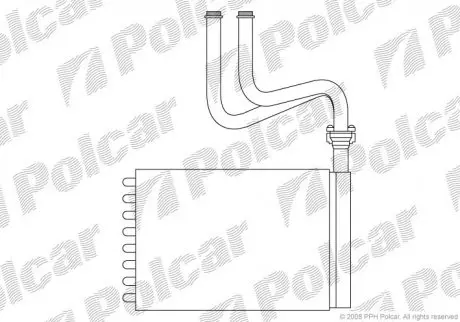 Радіатори обігріву POLCAR 3216N8-1
