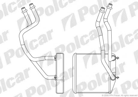 Радиаторы обогрева POLCAR 3024N81X